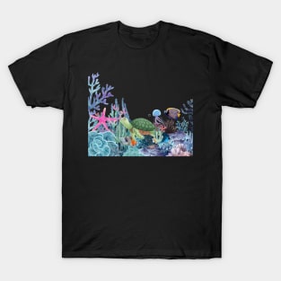 Coral Reef Sea Life T-Shirt